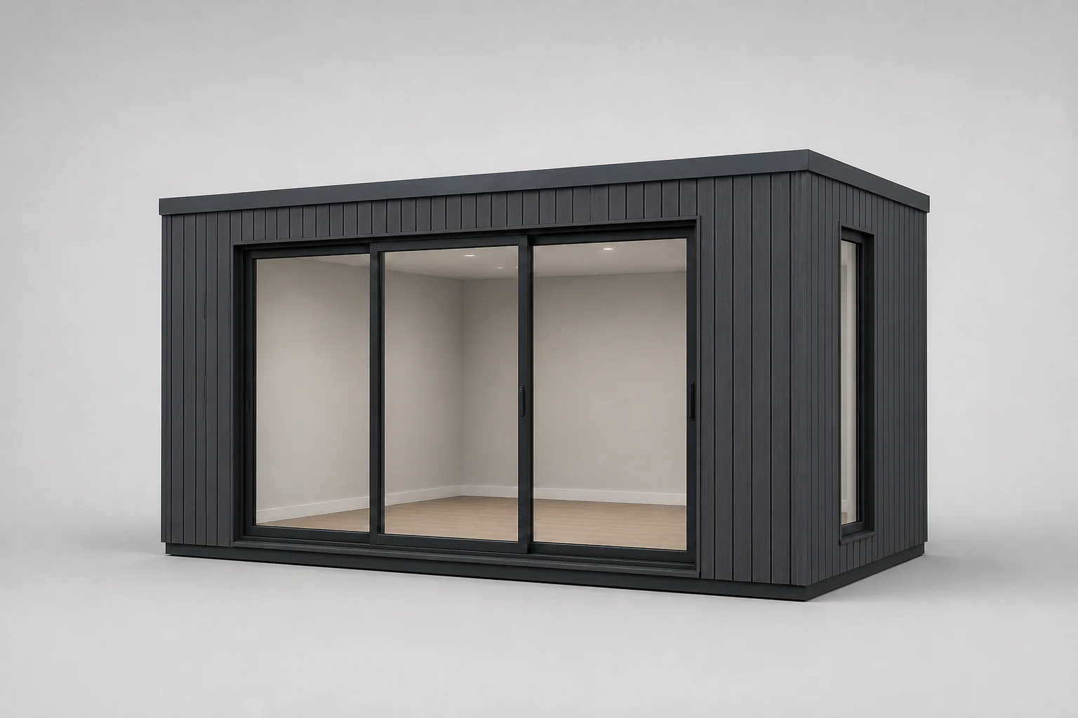 Vista 3D de sala de jardín configurable para explicar Irlanda: software de configuración 3D a medida e implantación.